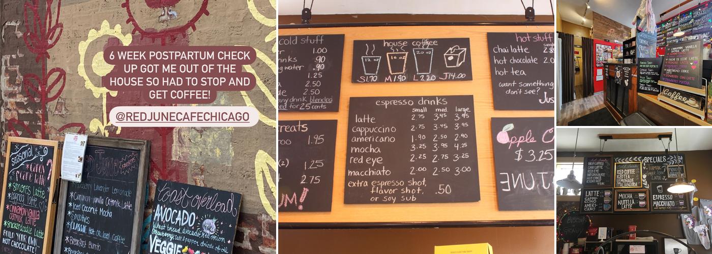 Red June Cafe Menu