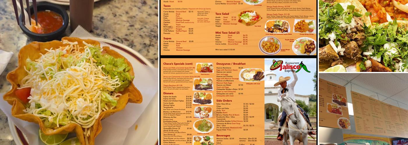 Jalisco Express Restaurant Menu
