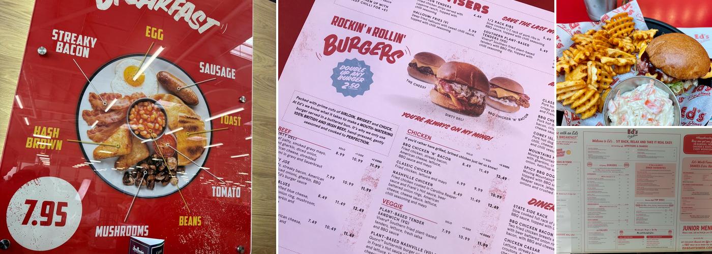 Ed's Easy Diner Menu