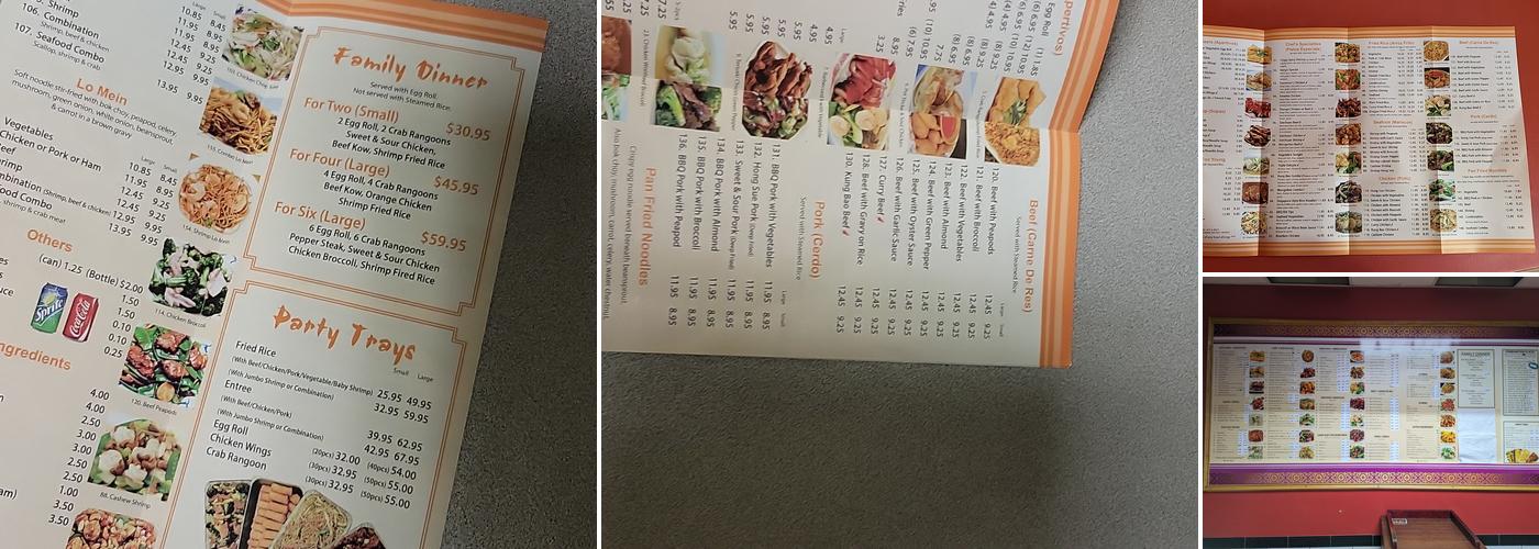 See Thru Chinese Kitchen Menu