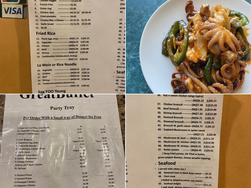 Great Buffet Menu