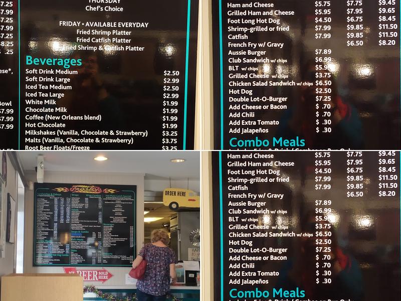 Frostop Clearview Menu