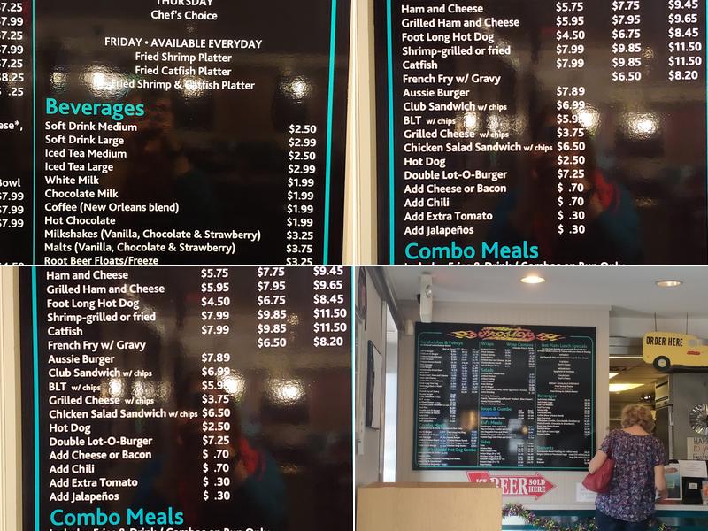 Frostop Clearview Menu