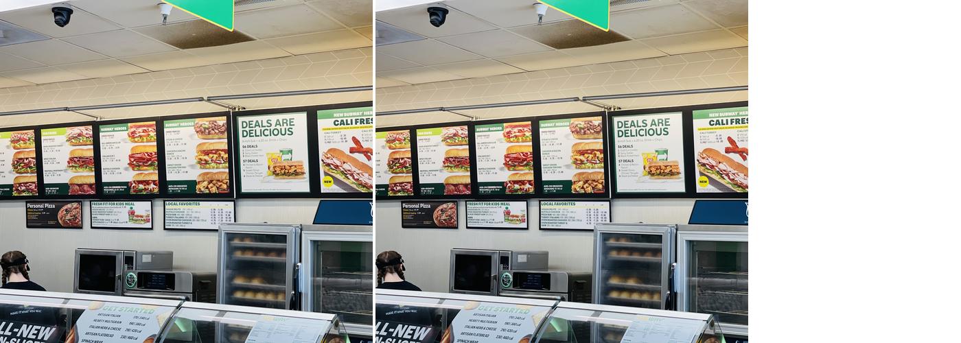 Subway Menu
