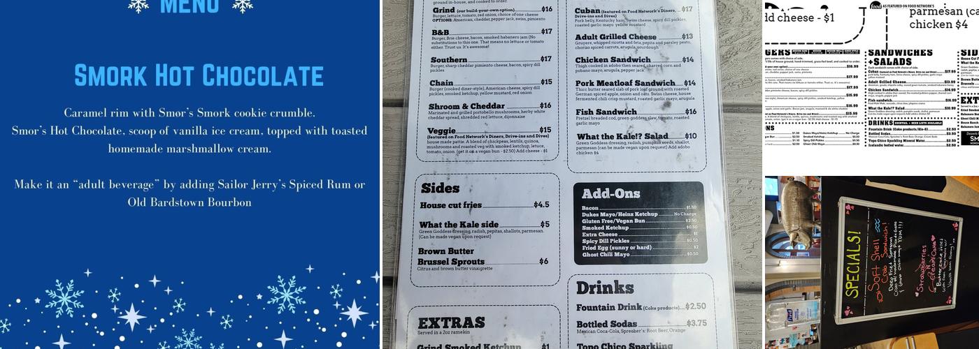 Grind Burger Kitchen Menu