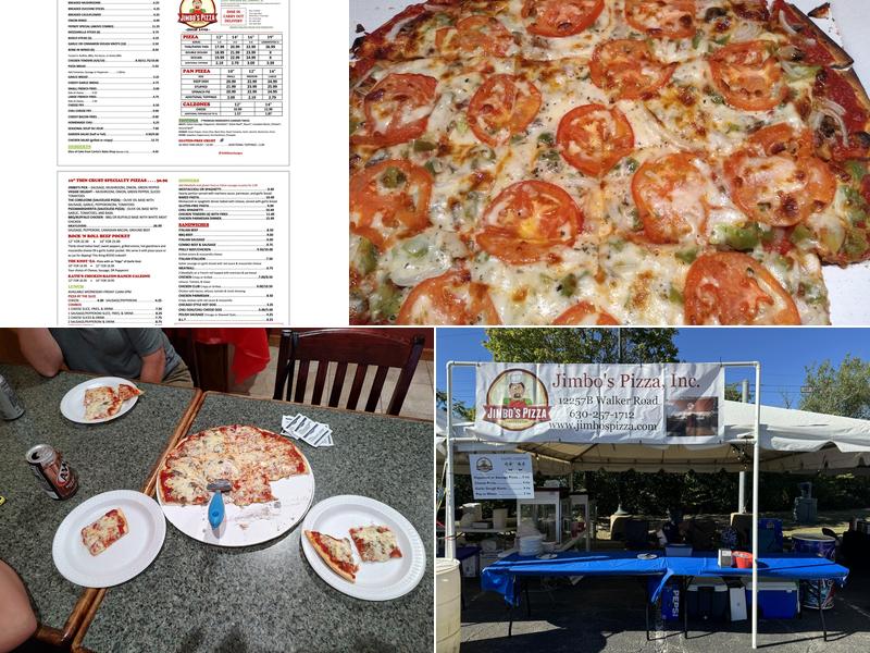 Jimbo's Pizza Menu
