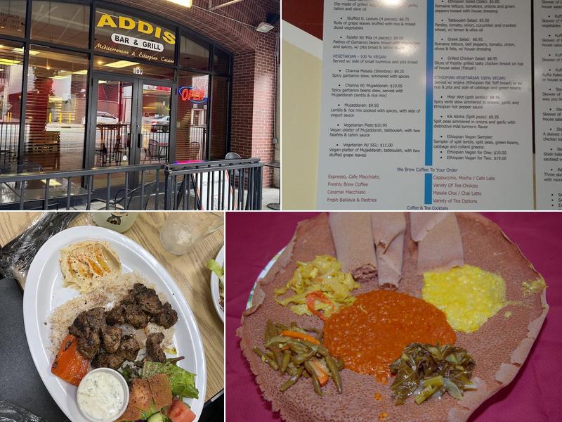 Addis Grill Mediterranean and Ethiopian Cuisine Menu