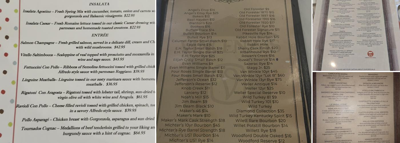 Vincenzo's Menu