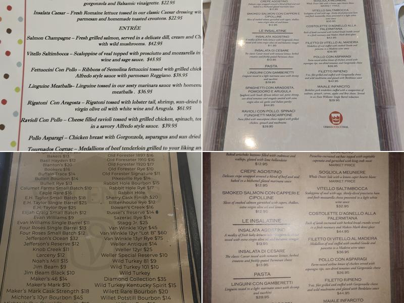 Vincenzo's Menu