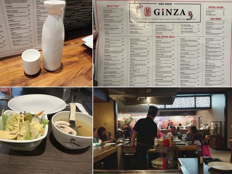 Ginza Hibachi Menu