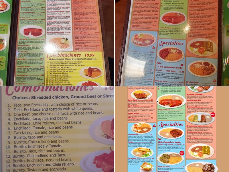 El Nopal Mexican Cuisine Gardine ln Menu