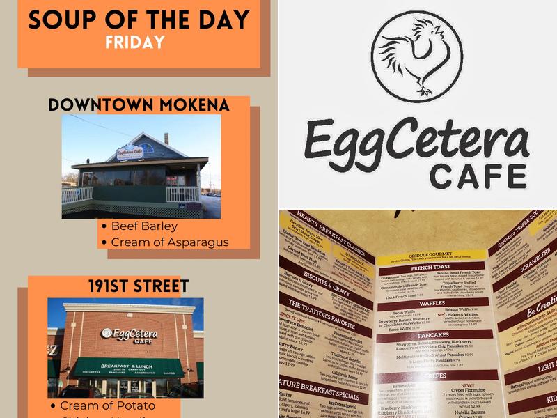 EggCetera Cafe. Menu