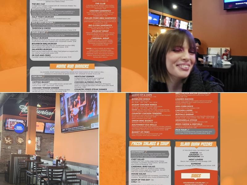 Half-Time's Sports Bar & Grill Menu