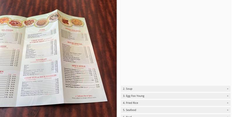 Double Dragon Menu