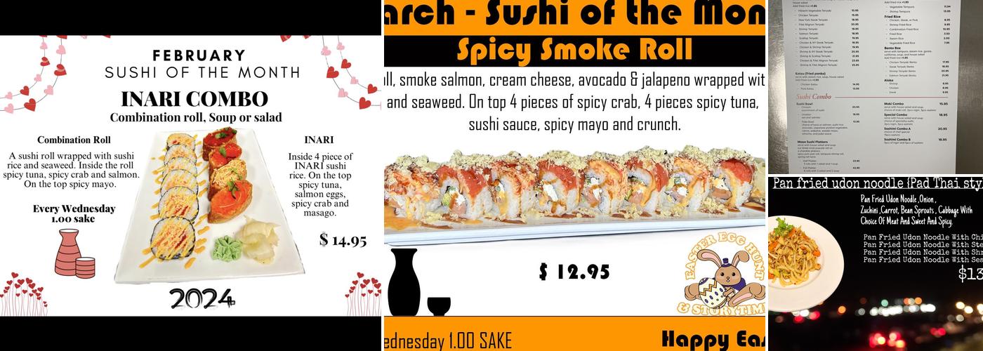 Masa Japanese Bistro & Sushi Menu