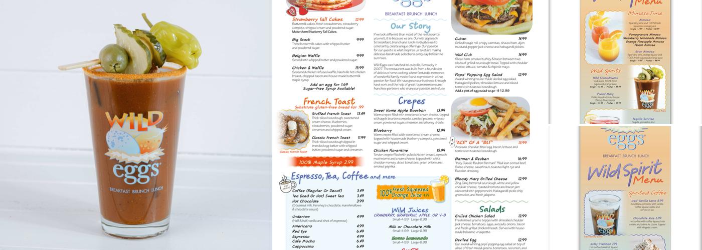 Wild Eggs Menu