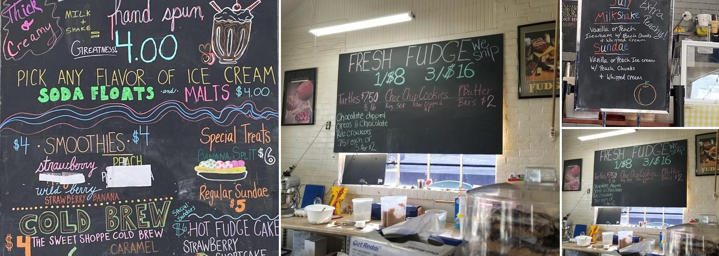 Sweet Shoppe Dessert Cafe Menu