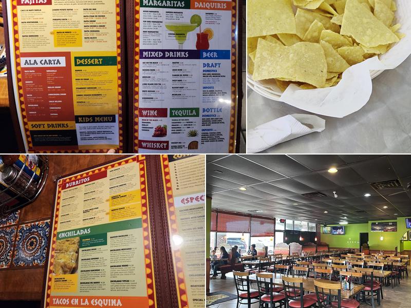 Cinco De Mayo Mexican Bar And Grill Menu