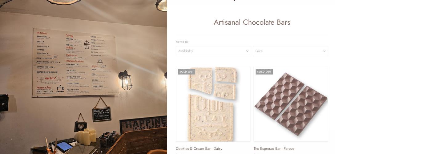 Cafe Chocolat Menu
