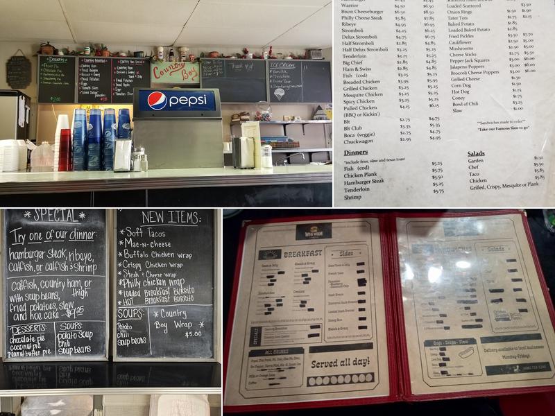 Wigwam Drive-In Menu