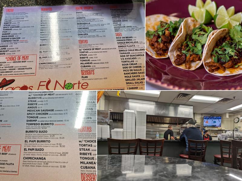 Tacos El Norte Menu