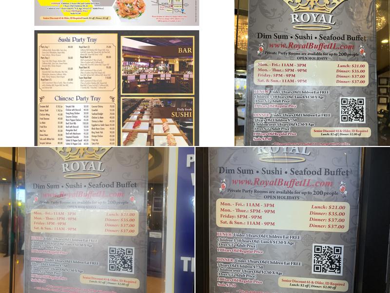 Royal Buffet Menu
