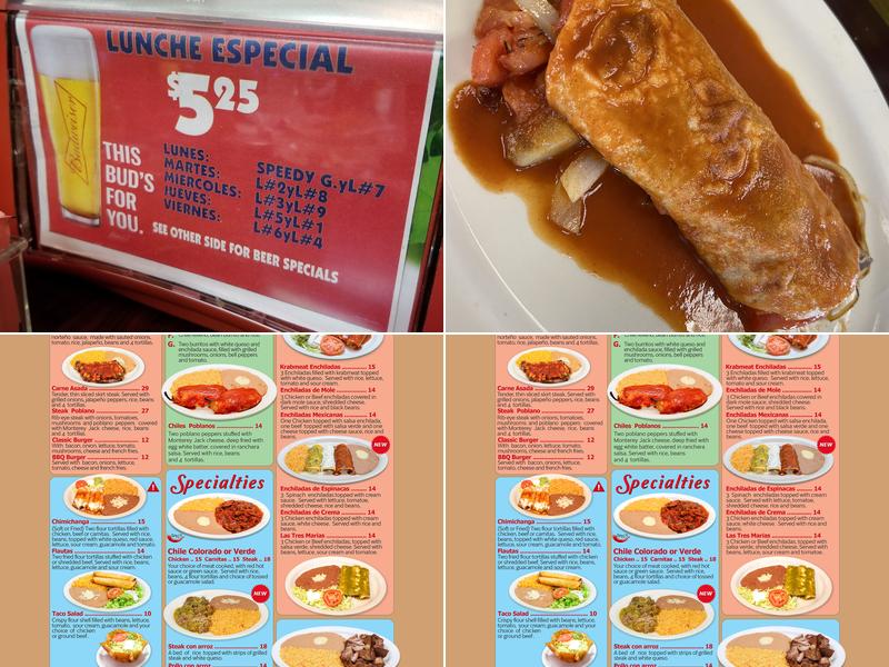 El Nopal Taylorsville Rd Menu