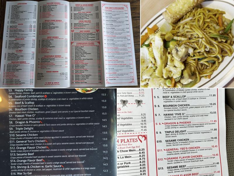China Bistro Menu