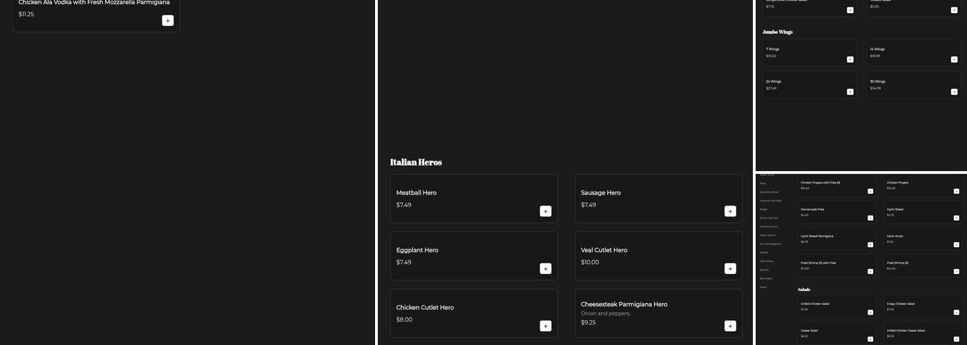 Famous Pizza Express Menu
