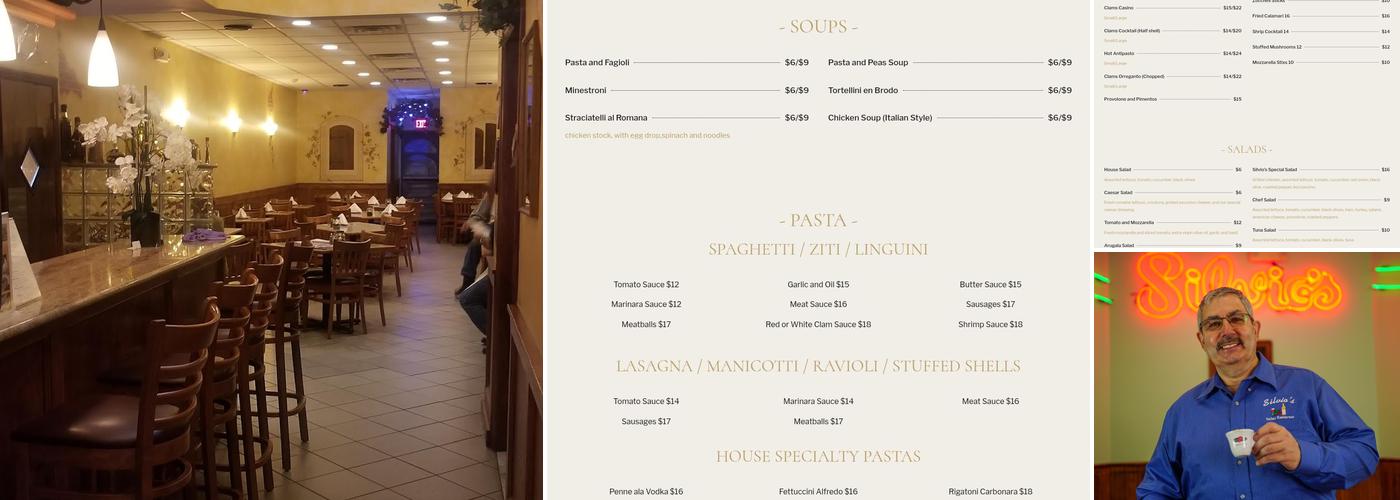 Silvio's Italian Restaurant & Pizzeria Menu