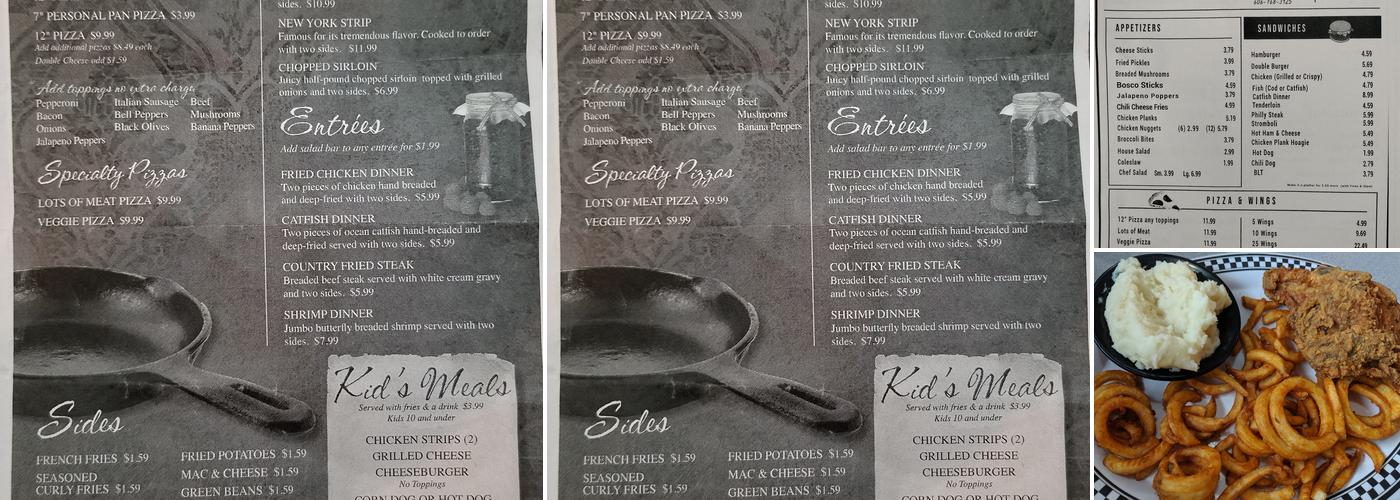 Cornbread Cafe Menu