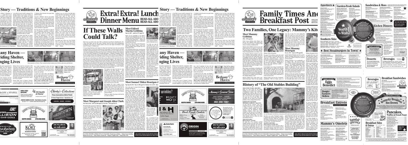 Mammy's Kitchen & Bar Menu