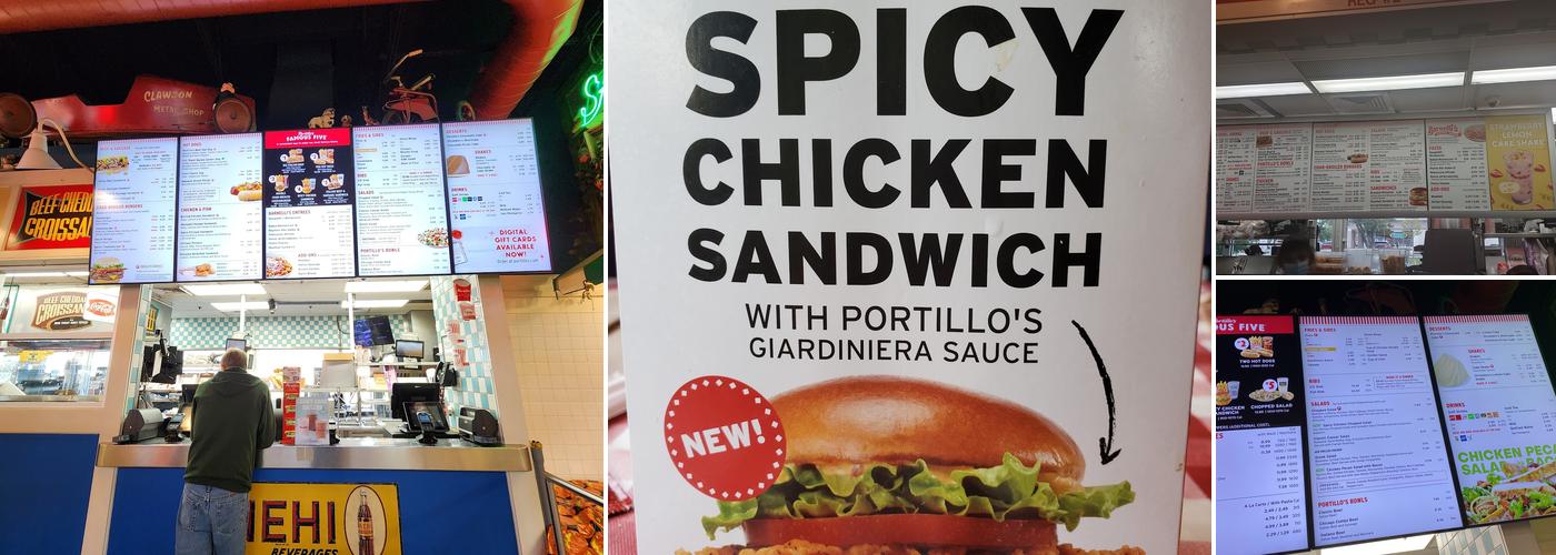 Portillo's & Barnelli's Schaumburg Menu