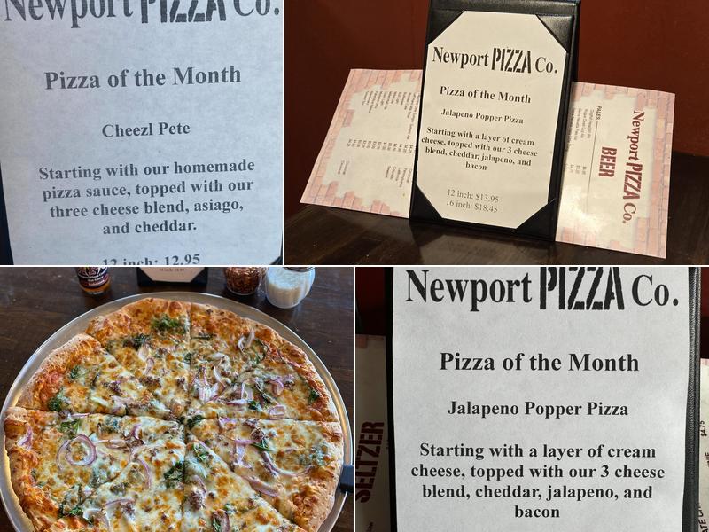Newport Pizza Company Menu