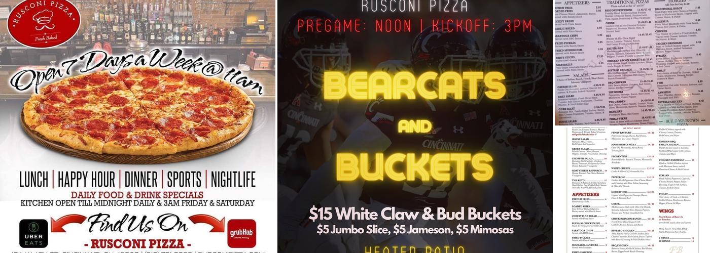 Rusconi Bar & Kitchen Menu