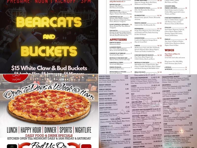 Rusconi Bar & Kitchen Menu