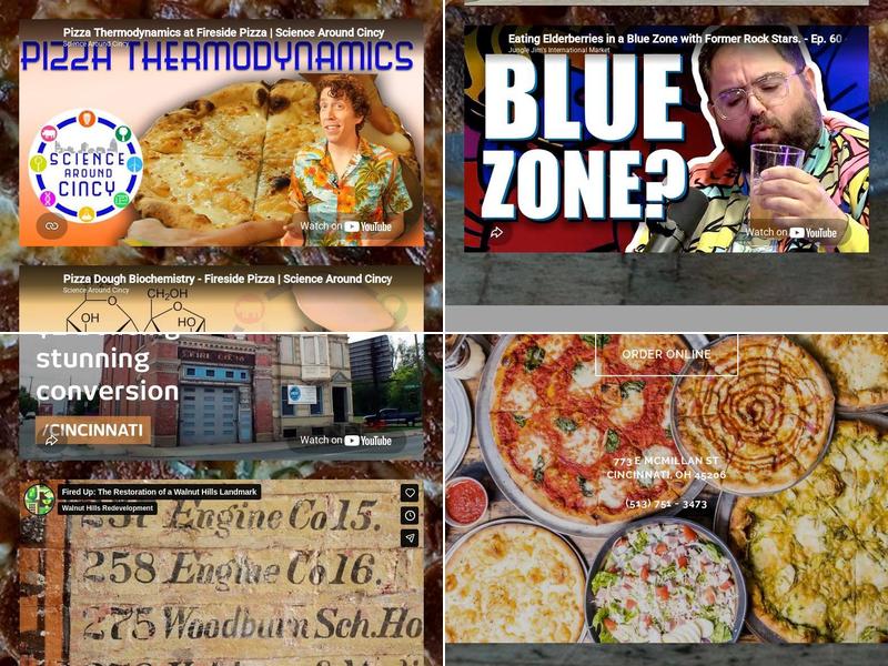 Fireside Pizza Menu