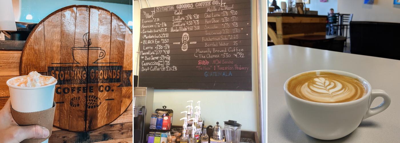 Stomping Grounds Coffee Co. Menu