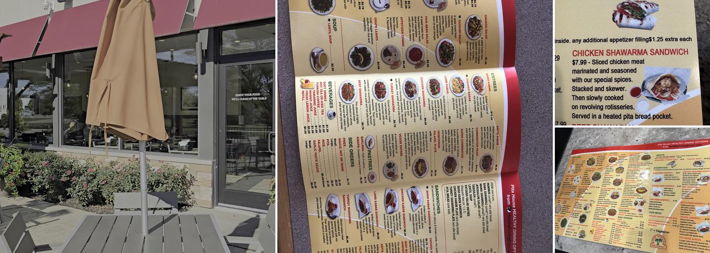 Pita House Restaurant Menu