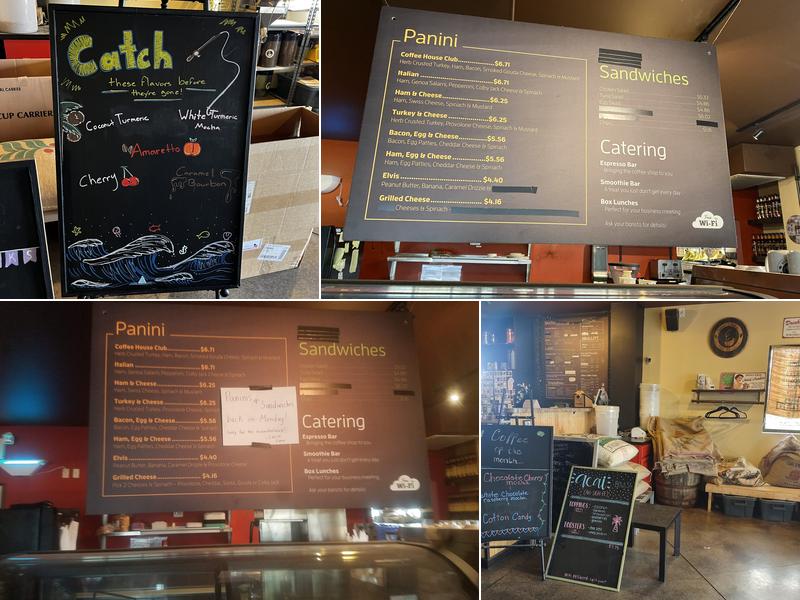 Cedar Grove Coffee House Menu