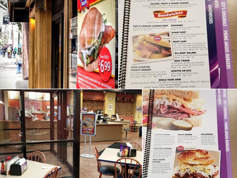 Izzy's - Elm Street Menu
