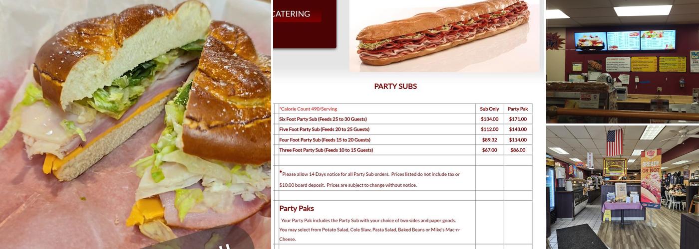 Sub Station II Florence Kentucky Menu