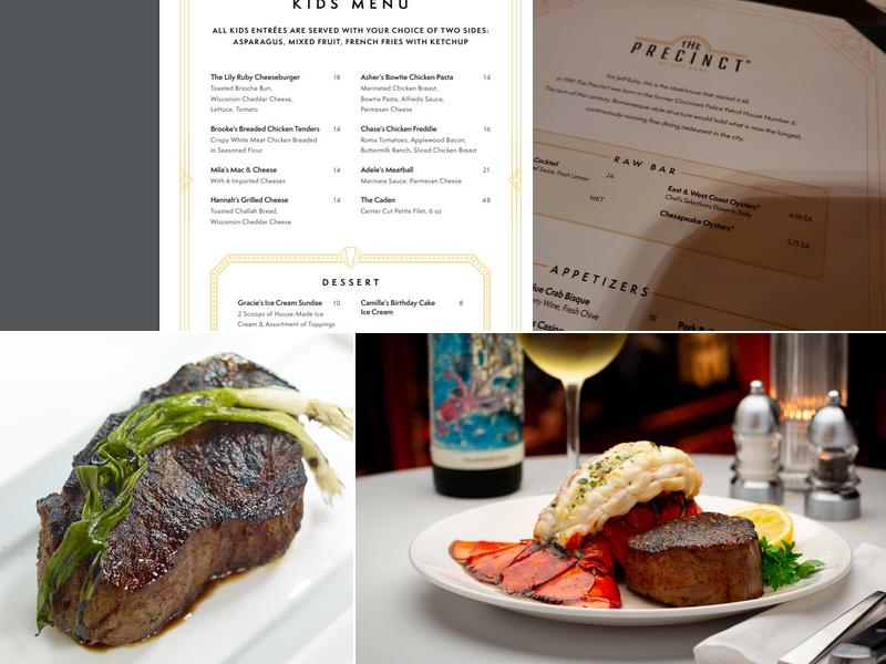 The Precinct By Jeff Ruby Menu