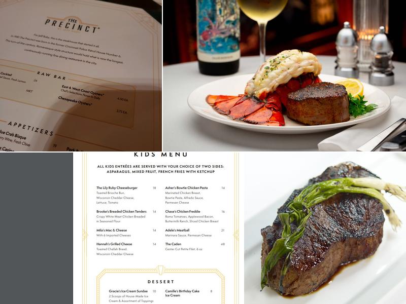 The Precinct By Jeff Ruby Menu