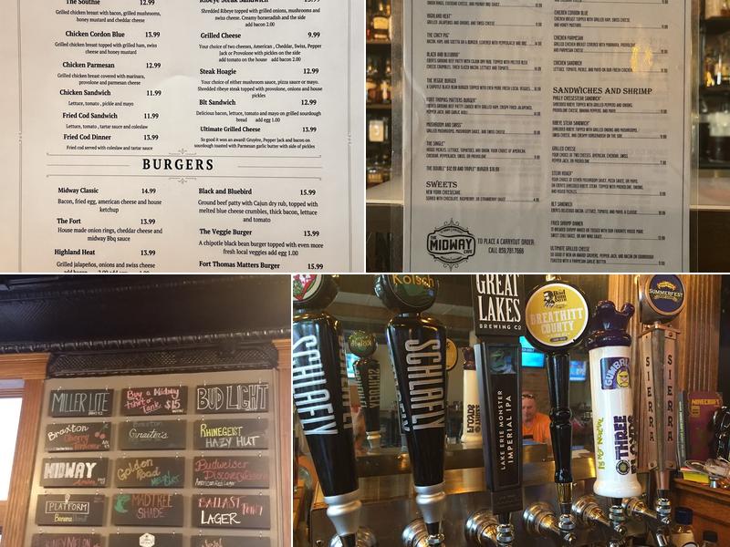 Midway Cafe Menu