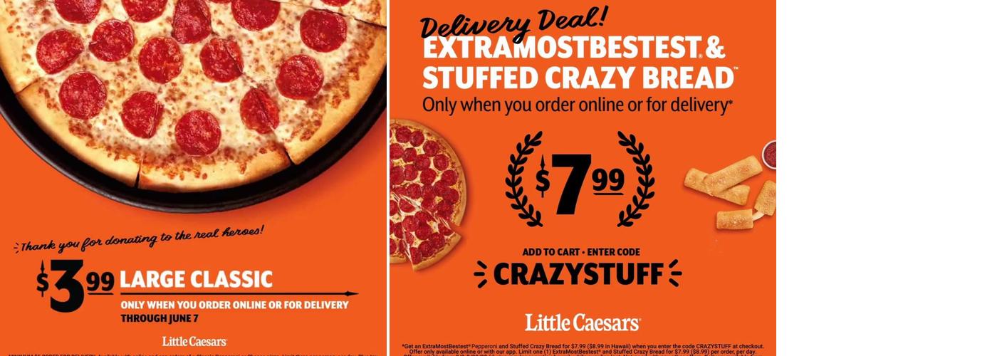 Little Caesars Pizza Menu