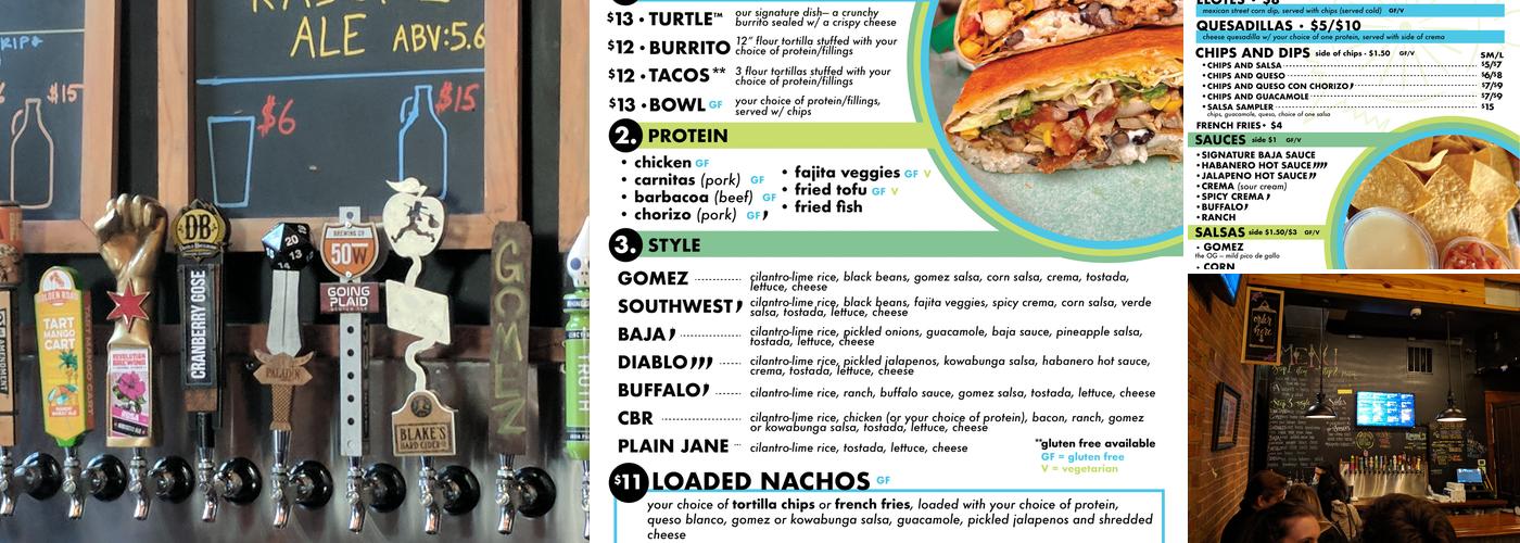 Gomez Salsa OTR Menu
