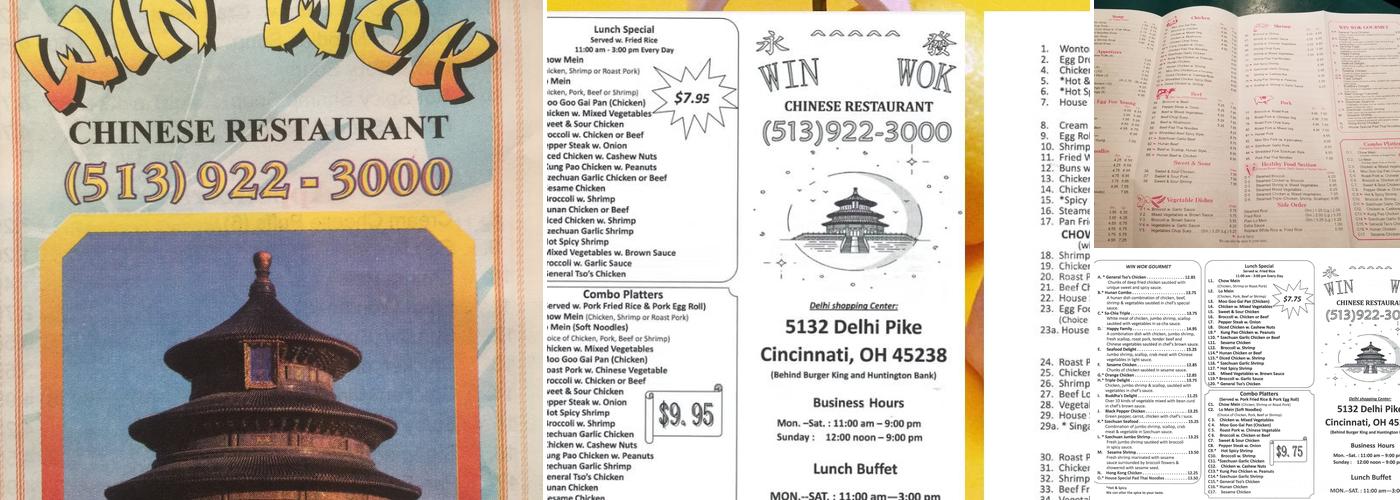 Win Wok Menu