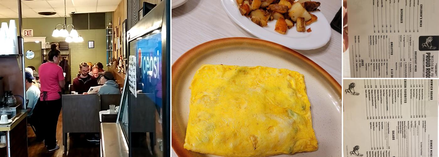 Proud Rooster Restaurant Menu