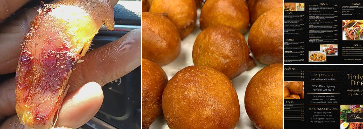 Trinity Diner Menu
